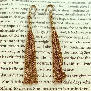 Gold Chain Drop Earrings